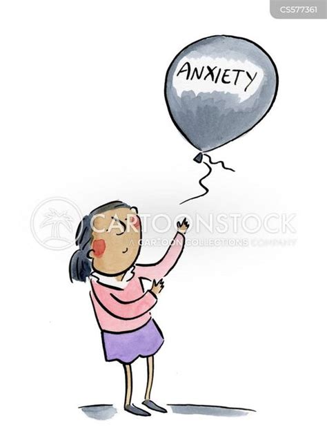 Let Go Of Anxiety Cartoons and Comics - funny pictures from CartoonStock