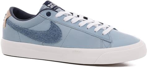 Nike SB Zoom Blazer Low Pro GT PRM Skate Shoes - summit white/midnight ...