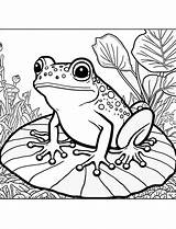 35 Frog Coloring Pages Cute Free Sheets sketch template
