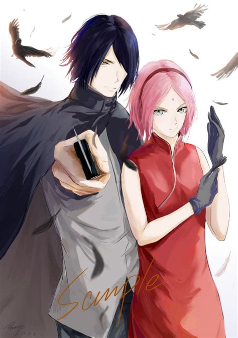 Sasuke y sakura | Наруто, Аниме