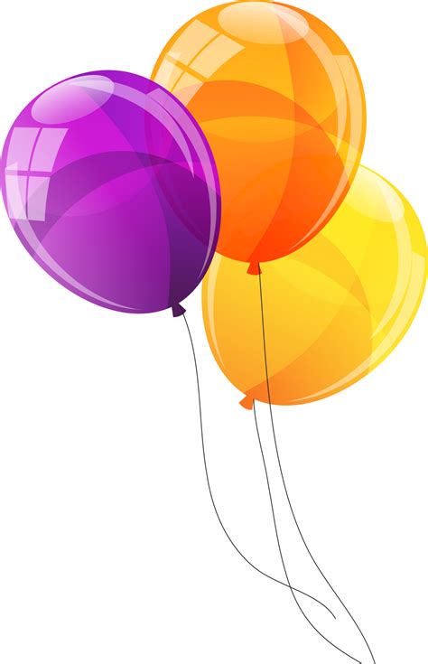 Color Glossy Balloons Background Vector Illustration 11016187 PNG