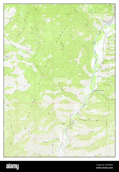 Featherville, Idaho, map 1964, 1:24000, United States of America by ...