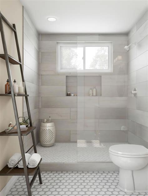 25 Awesome Farmhouse Bathroom Tile Shower Ideas (Walk In Shower Room Floor & Walls) # ...