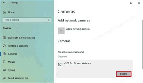 How to disable webcam in Windows 10