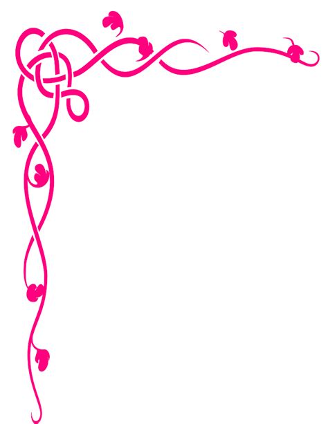 Pink Border Picture - ClipArt Best