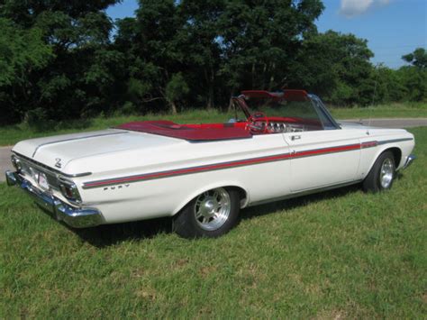 Plymouth Fury Convertible 1964 White For Sale. 1964 Plymouth Fury Convertible, High Option, No ...