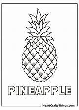 Adult Easy Printable Coloring Sheets Pineapple  Free Sheet sketch template