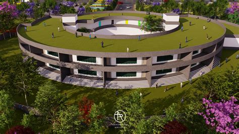 school architecture concept – Rendering Artists