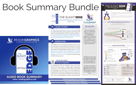 Book Summary - The Slight Edge: Turning Simple Disciplines into Massive Success