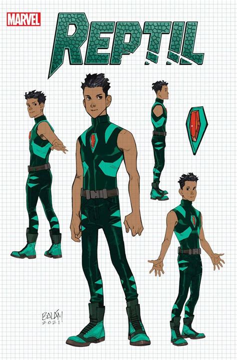 REPTIL #2 (OF 4) BALAM DESIGN VAR 1:10 | Superhero design, Marvel comic books, Dc comics artwork