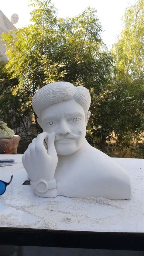 Pop jepsum White Chandrashekhar Azad Statue at Rs 25000/piece in Mehsana | ID: 22142009773