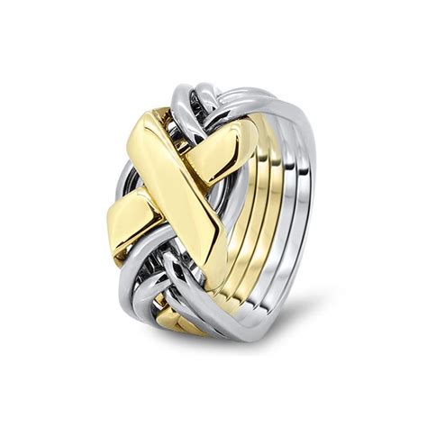 Mens Gold 6FX-M | Puzzle Rings Creations