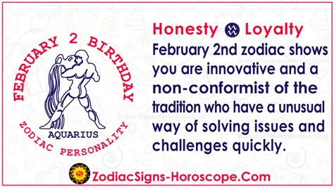 February 2 Zodiac (Aquarius) Horoscope Birthday Personality and Lucky Things | ZSH