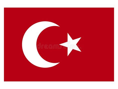 Imperio Otomano Como Bandera De Turquía Y Nación Turca Ilustración del Vector - Ilustración de ...