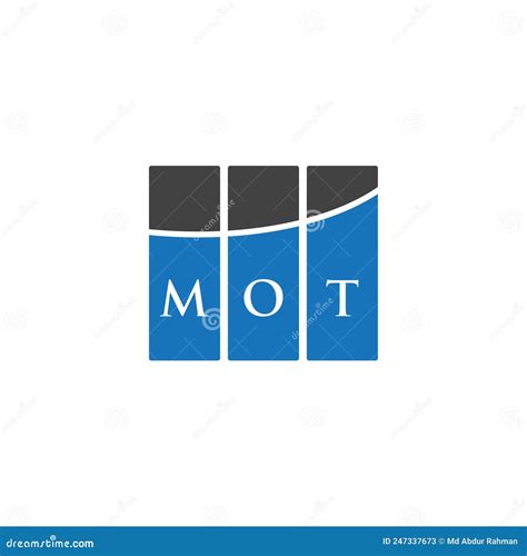 MOT Letter Logo Design On WHITE Background. MOT Creative Initials ...