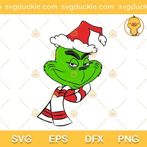 Santa Grinch Funny Xmas Day SVG, Grinch Xmas Day SVG