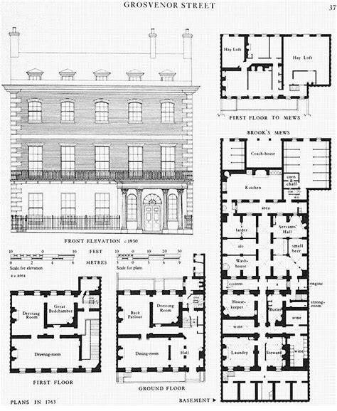 Georgian Mansion Floor Plan - House Decor Concept Ideas