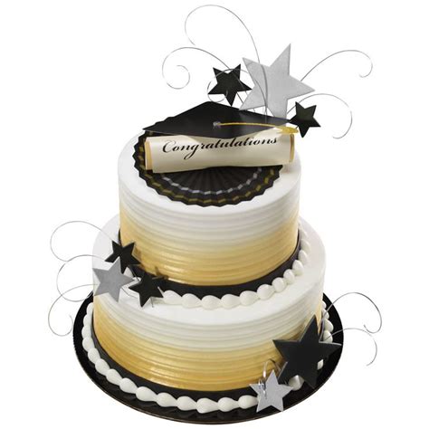 Cap & Diploma Stacked Cake | Cake, Graduation cakes, How to stack cakes