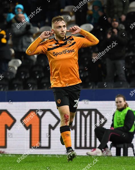 Jarrod Bowen Hull City Celebrates Scoring Editorial Stock Photo - Stock ...