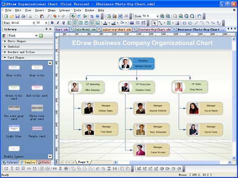 Edraw Organizational Chart 8 review and download