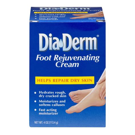 DiaDerm Foot Rejuvenating Cream, 4 oz - Walmart.com - Walmart.com