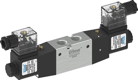 5/2 Double Solenoid Valve | Uflow Pneumatic Valve