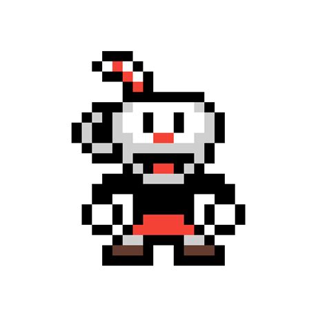 Pixilart - cuphead sprite by infinite-braker