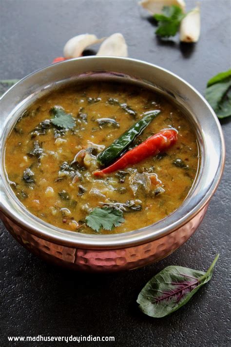 Instant Pot Amaranth Dal - Madhu's Everyday Indian