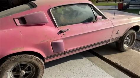 Incredible BARN FIND Pink 1967 Shelby GT500 4 Speed! - xtrhorsepower