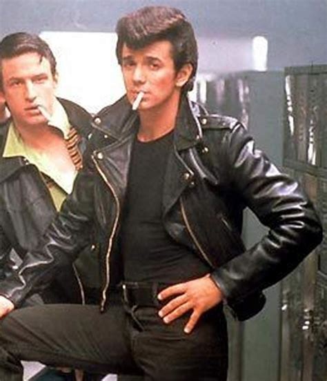 John Travolta Danny Zuko Grease T Birds Leather Jacket - Jackets Masters