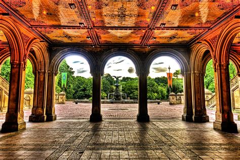 Bethesda Terrace, Central Park, NYC | Bethesda fountain central park, Central park nyc, Bethesda ...