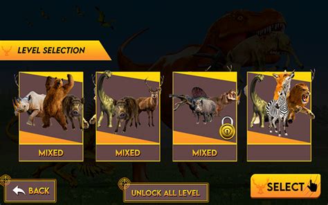 animal hunting game ui on Behance