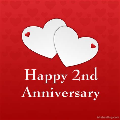 2nd Anniversary Wishes, Messages and Quotes - WishesMsg (2022)