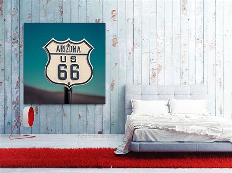 Canvas bedroom decor route 66 sign arizona/Kitchen