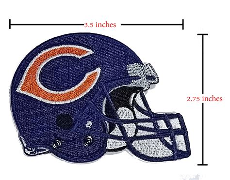 Chicago Bears Helmet Sport Patch Logo Ironsew on Clothes | Etsy