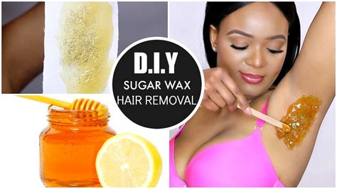 NATURAL HAIR REMOVAL AT HOME : DIY SUGAR WAX HAIR REMOVAL | OMABELLETV ...