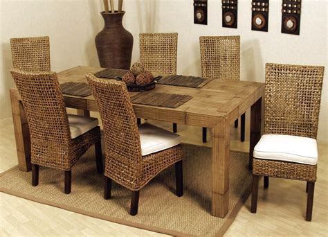 Wicker Kitchen Table and Chairs - Kitchen Trash Can Ideas Check more at http://www.entropiads ...