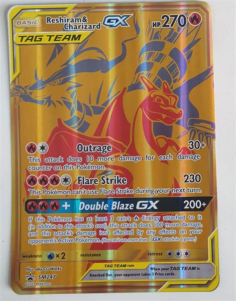 Reshiram & Charizard GX SM 247 - LegendaryCards.eu