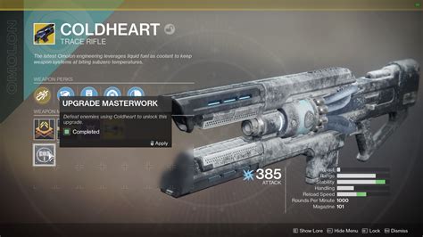 Just got my Coldheart Catalyst from a Prestige Nightfall, these things ...