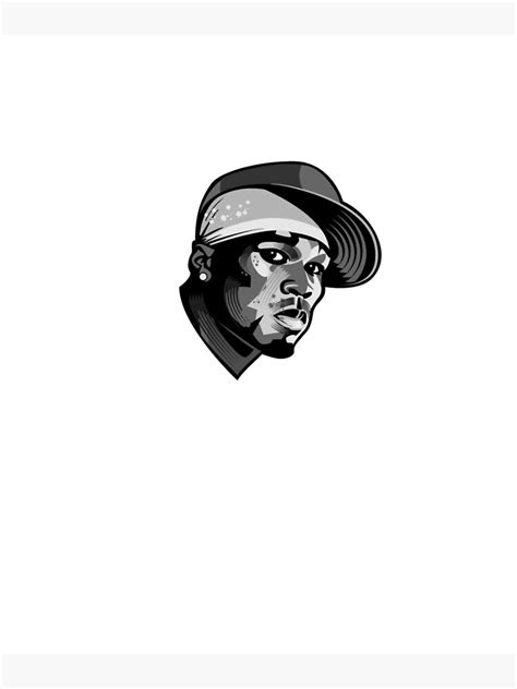 "Rapper 50 Cent vector portrait" Poster by haohanshop | Redbubble