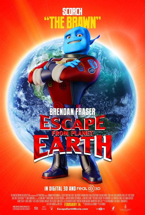 Seven Escape from Planet Earth Character Posters