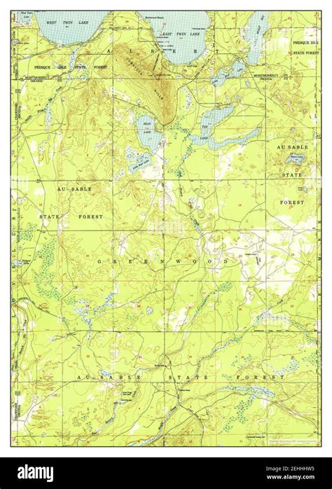 Comstock Hills, Michigan, map 1951, 1:24000, United States of America by Timeless Maps, data U.S ...