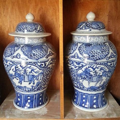 Blue & White Kylin Ceramic Ginger Jar and Vases - Jingdezhen Shengjiang Ceramic Co., Ltd ...