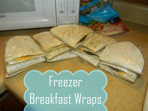 Growing to Four: Freezer Breakfast Wraps