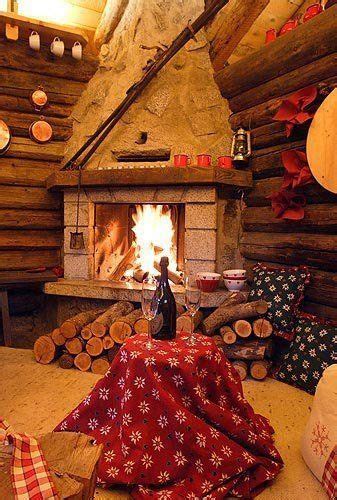 Winter Romantic Trip | Fireplace, Rustic house, Log homes