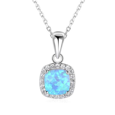 Opal Pendant Necklace