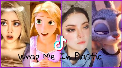 Wrap Me In Plastic Tiktok Viral Challenge - YouTube