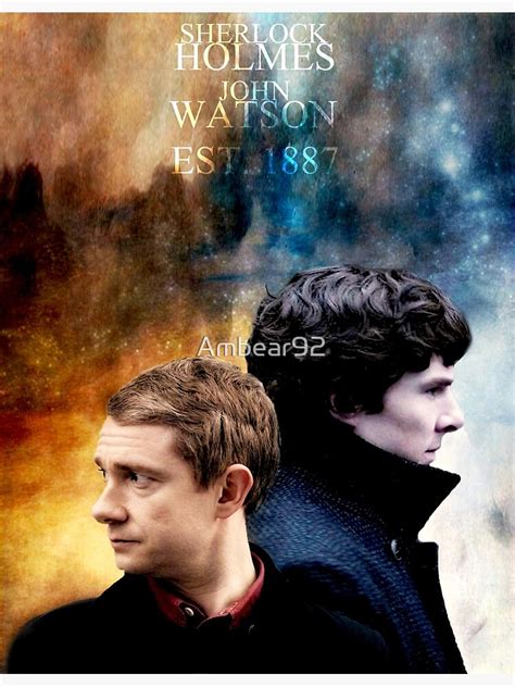 "Holmes & Watson" Poster by Ambear92 | Redbubble