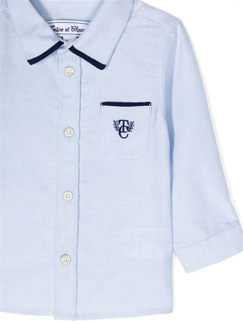 Tartine Et Chocolat logo-embroidered Shirt - Farfetch