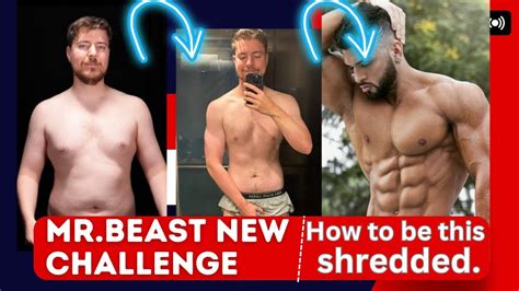 Mr. Beast's Challenge Unveiled | Mastering the Shredded Look @MrBeast ...